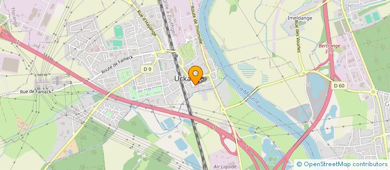 localisation de l'entreprise JUDO CLUB DE RICHEMONT  RICHEMONT