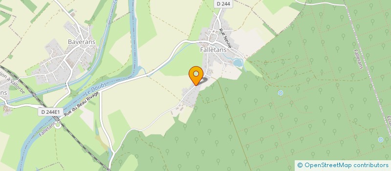 localisation de l'entreprise JUDO CLUB DE ROCHEFORT  FALLETANS