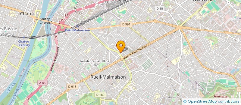 localisation de l'entreprise JUDO CLUB DE RUEIL à RUEIL-MALMAISON