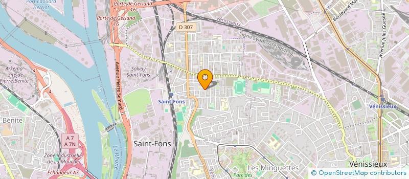 localisation de l'entreprise JUDO CLUB DE SAINT FONS à SAINT-FONS