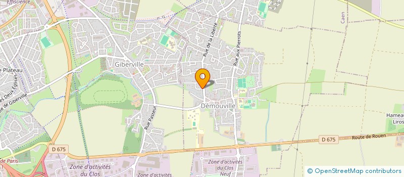 localisation de l'entreprise JUDO CLUB DEMOUVILLAIS  DEMOUVILLE