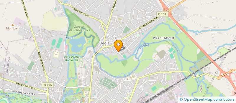 localisation de l'entreprise JUDO CLUB DEOLS à DEOLS