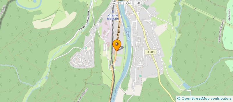 localisation de l'entreprise JUDO CLUB DES DEUX VIREUX  VIREUX-MOLHAIN