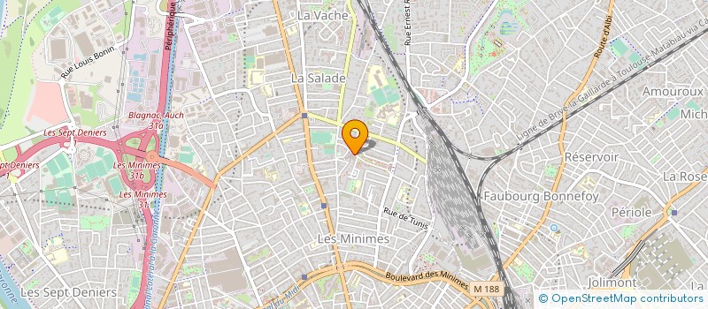 localisation de l'entreprise JUDO CLUB DES MAZADES à TOULOUSE