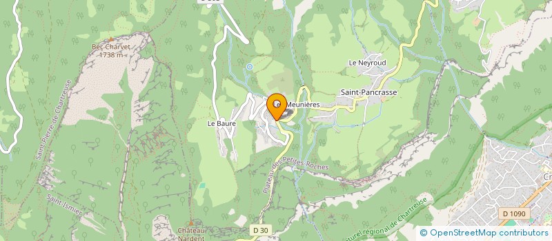 localisation de l'entreprise JUDO-CLUB DES PETITES ROCHES  PLATEAU-DES-PETITES-ROCHES