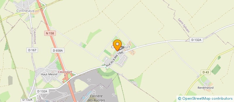 localisation de l'entreprise JUDO CLUB DU CINGAL  GRAINVILLE-LANGANNERIE