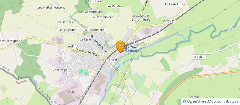 localisation de l'entreprise JUDO CLUB DU FOYER THEILLOIS à VAL-AU-PERCHE