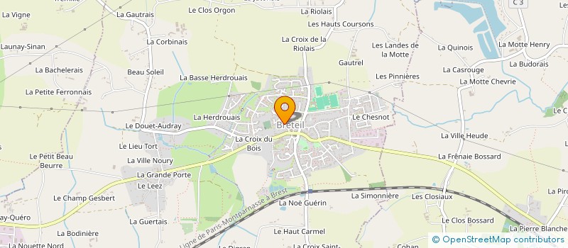 localisation de l'entreprise JUDO CLUB DU PAYS DE MONTFORT  MONTFORT-SUR-MEU