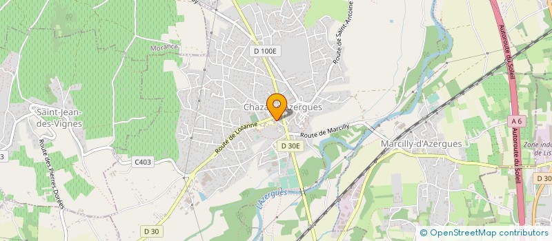 localisation de l'entreprise JUDO CLUB DU VAL D AZERGUES à LOZANNE