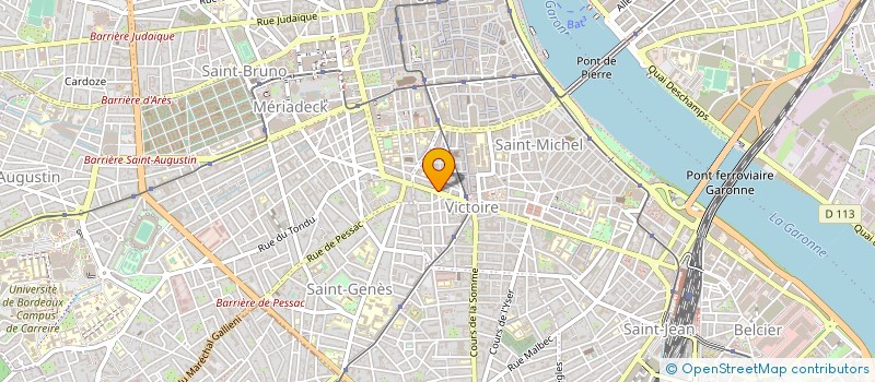 localisation de l'entreprise JUDO CLUB DU VIEUX BORDEAUX à BORDEAUX