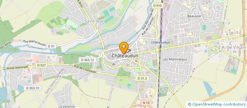localisation de l'entreprise JUDO CLUB DUNOIS à CHATEAUDUN