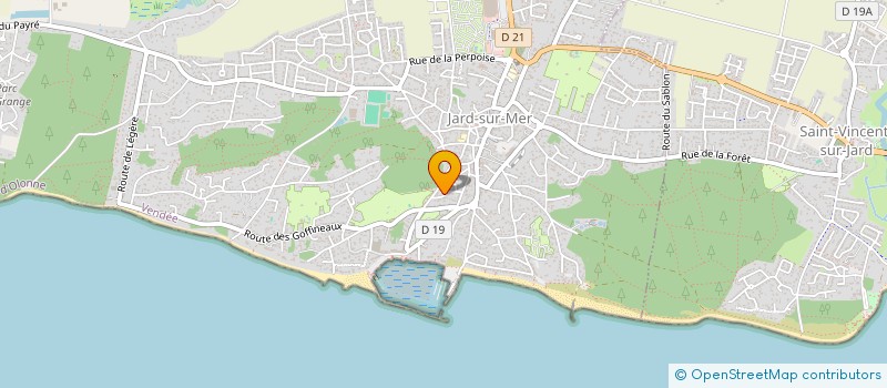 localisation de l'entreprise JUDO CLUB ETOILE DU PAYRE à JARD-SUR-MER