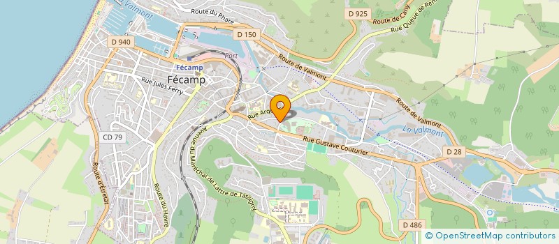 localisation de l'entreprise JUDO CLUB FECAMPOIS  FECAMP