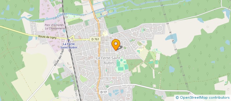 localisation de l'entreprise JUDO CLUB FERTESIEN à LA FERTE-SAINT-AUBIN