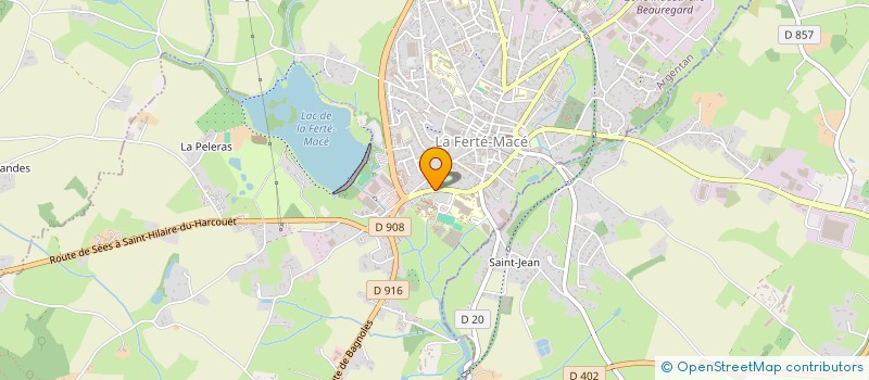 localisation de l'entreprise JUDO CLUB FERTOIS à LA FERTE MACE