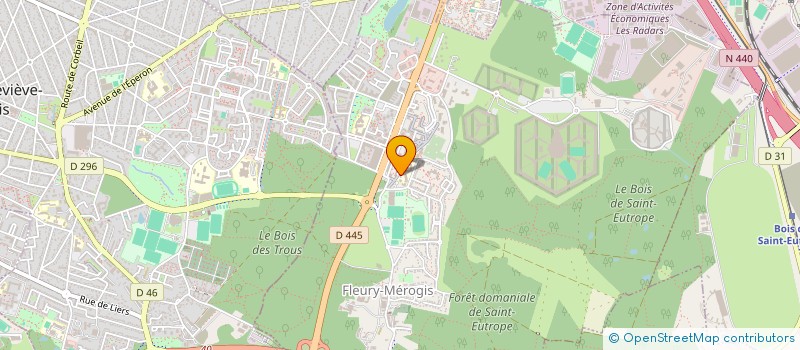 localisation de l'entreprise JUDO CLUB FLEURY MEROGIS à FLEURY-MEROGIS