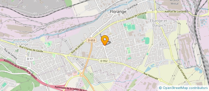 localisation de l'entreprise JUDO CLUB FLORANGE  FLORANGE