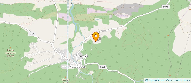localisation de l'entreprise JUDO CLUB FOCALQUEIRET à MAZAUGUES
