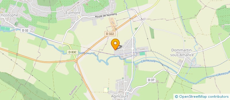 localisation de l'entreprise JUDO CLUB G COURONNE  DOMMARTIN-SOUS-AMANCE