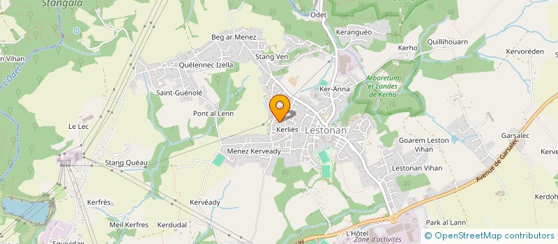 localisation de l'entreprise JUDO CLUB GABERICOIS  ERGUE-GABERIC