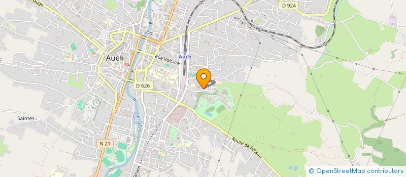 localisation de l'entreprise JUDO CLUB GASCON  AUCH