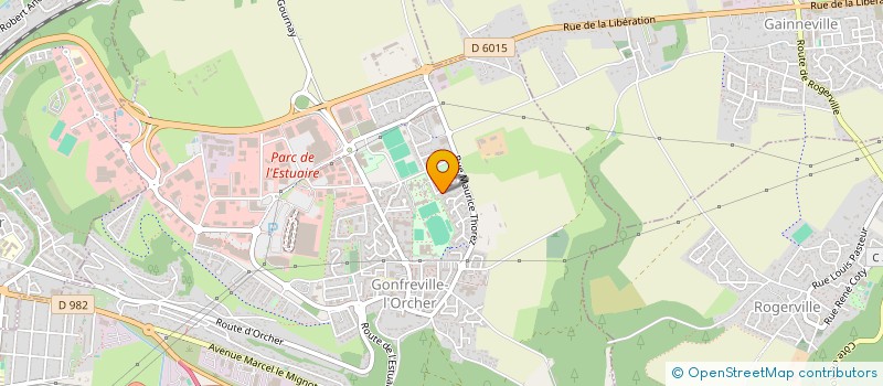 localisation de l'entreprise JUDO CLUB HARFLEURAIS  HARFLEUR