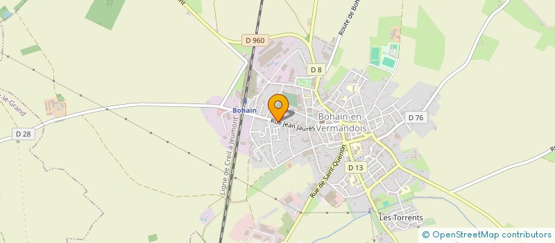 localisation de l'entreprise JUDO CLUB HAUSSY  BOHAIN EN VERMANDOIS