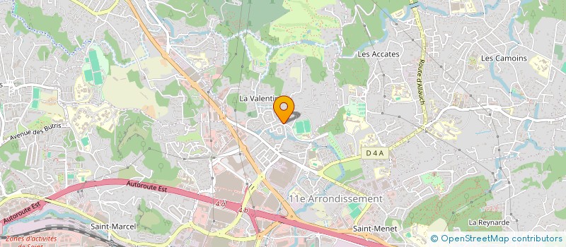 localisation de l'entreprise JUDO CLUB LA BARASSE à MARSEILLE