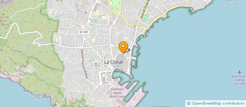 localisation de l'entreprise JUDO CLUB LA CIOTAT  LA CIOTAT