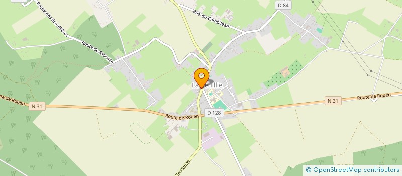 localisation de l'entreprise JUDO CLUB LA FEUILLIE  LA FEUILLIE