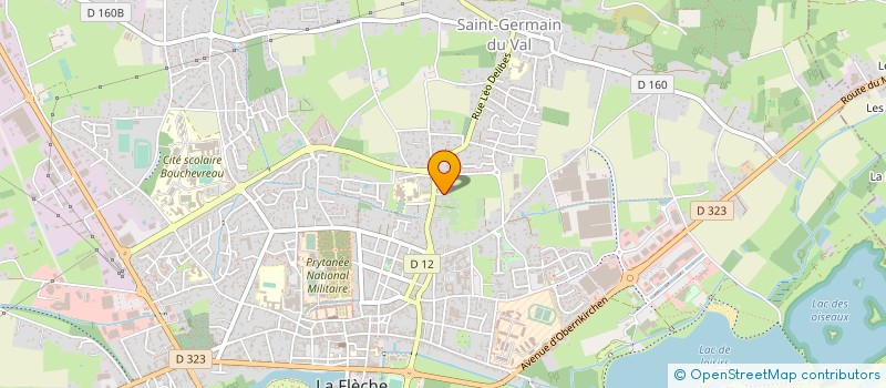 localisation de l'entreprise JUDO CLUB LA FLECHE  LA FLECHE