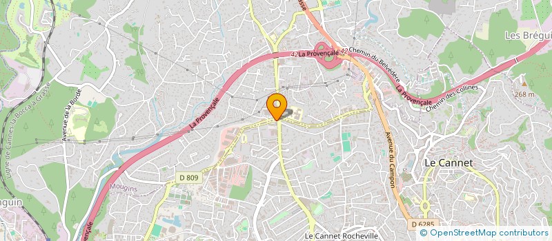localisation de l'entreprise JUDO CLUB LA ROQUETTE à LE CANNET