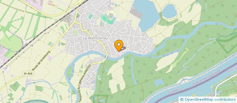 localisation de l'entreprise JUDO CLUB LA WANTZENAU  LA WANTZENAU