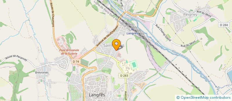 localisation de l'entreprise JUDO CLUB LANGRES VINGEANNE à LANGRES