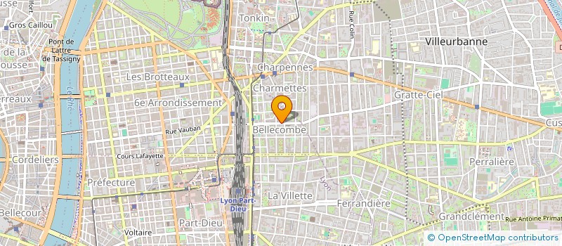localisation de l'entreprise JUDO CLUB LUGDUNUM à LYON