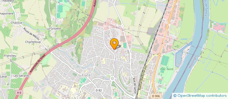 localisation de l'entreprise JUDO CLUB MACON à MACON