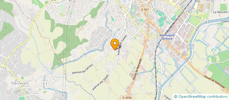 localisation de l'entreprise JUDO CLUB MANOSQUE à MANOSQUE