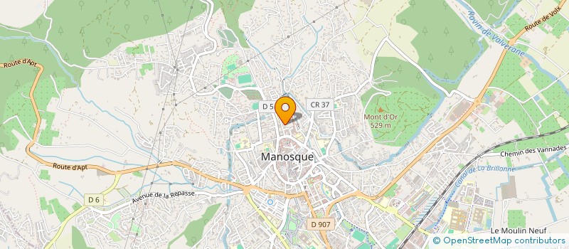 localisation de l'entreprise JUDO CLUB MANOSQUE à MANOSQUE