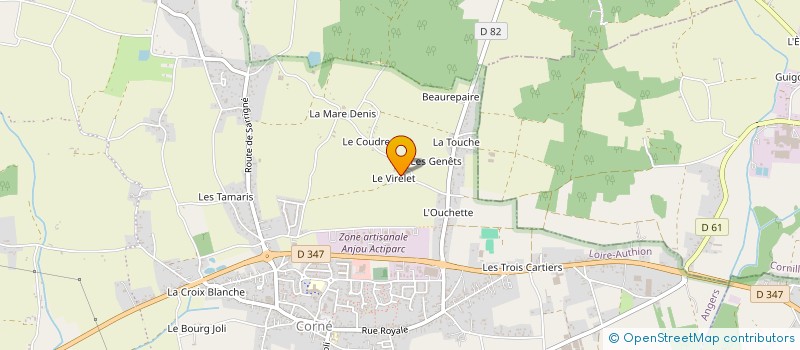 localisation de l'entreprise JUDO CLUB MAZE  MAZE-MILON