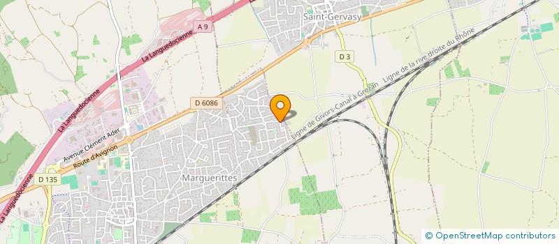 localisation de l'entreprise JUDO CLUB MB  MARGUERITTES