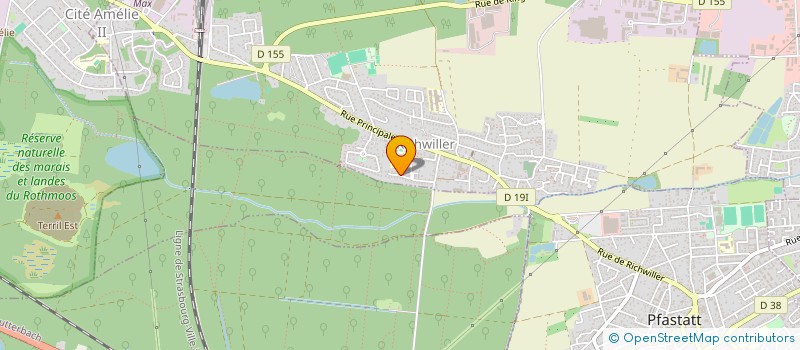 localisation de l'entreprise JUDO CLUB MIFUNE RICHWILLER  RICHWILLER