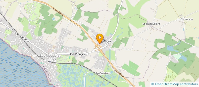 localisation de l'entreprise JUDO CLUB MONASTERIEN  LES MOUTIERS-EN-RETZ