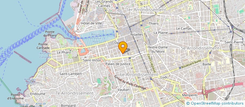 localisation de l'entreprise JUDO CLUB MONTGRAND à MARSEILLE