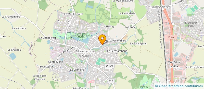 localisation de l'entreprise JUDO CLUB MOUILLERON à MOUILLERON-LE-CAPTIF