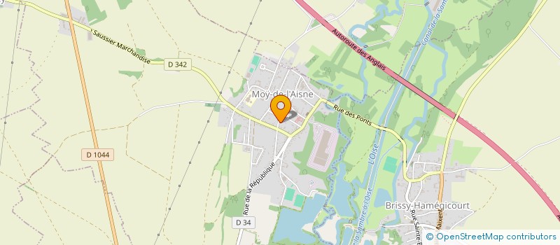 localisation de l'entreprise JUDO CLUB MOY DE L'AISNE à MOY-DE-L'AISNE