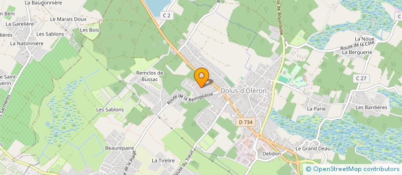 localisation de l'entreprise JUDO CLUB OLERONNAIS à DOLUS D'OLERON