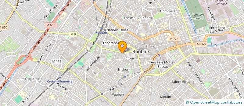 localisation de l'entreprise JUDO CLUB OMNISPORTS DE ROUBAIX  ROUBAIX