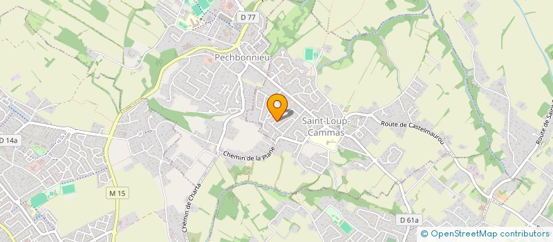 localisation de l'entreprise JUDO CLUB PECHBONNIEU  PECHBONNIEU