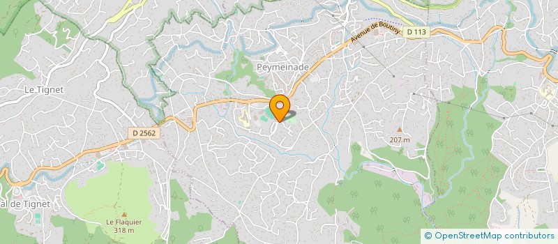 localisation de l'entreprise JUDO-CLUB PEYMEINADE  PEYMEINADE