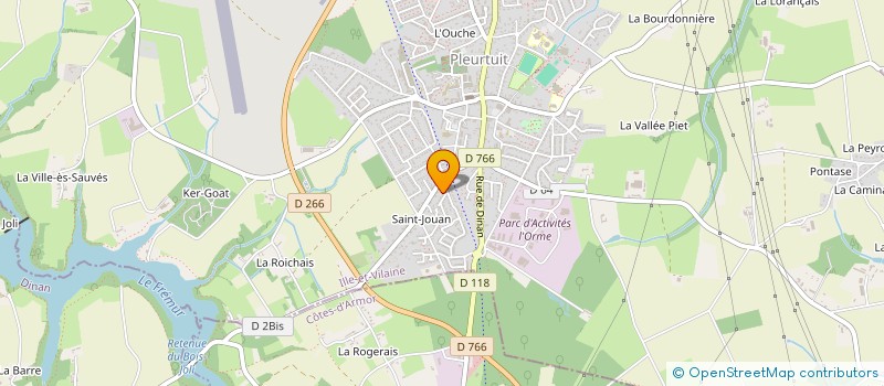 localisation de l'entreprise JUDO CLUB PLEURTUISIEN  PLEURTUIT